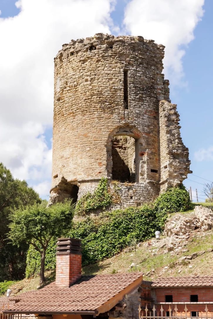 The tower at Castello Alidosi